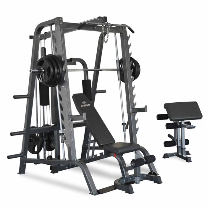 Titanium Strength 160ST | Multipower | Smith Machine | Verstelbare Bank en Scott