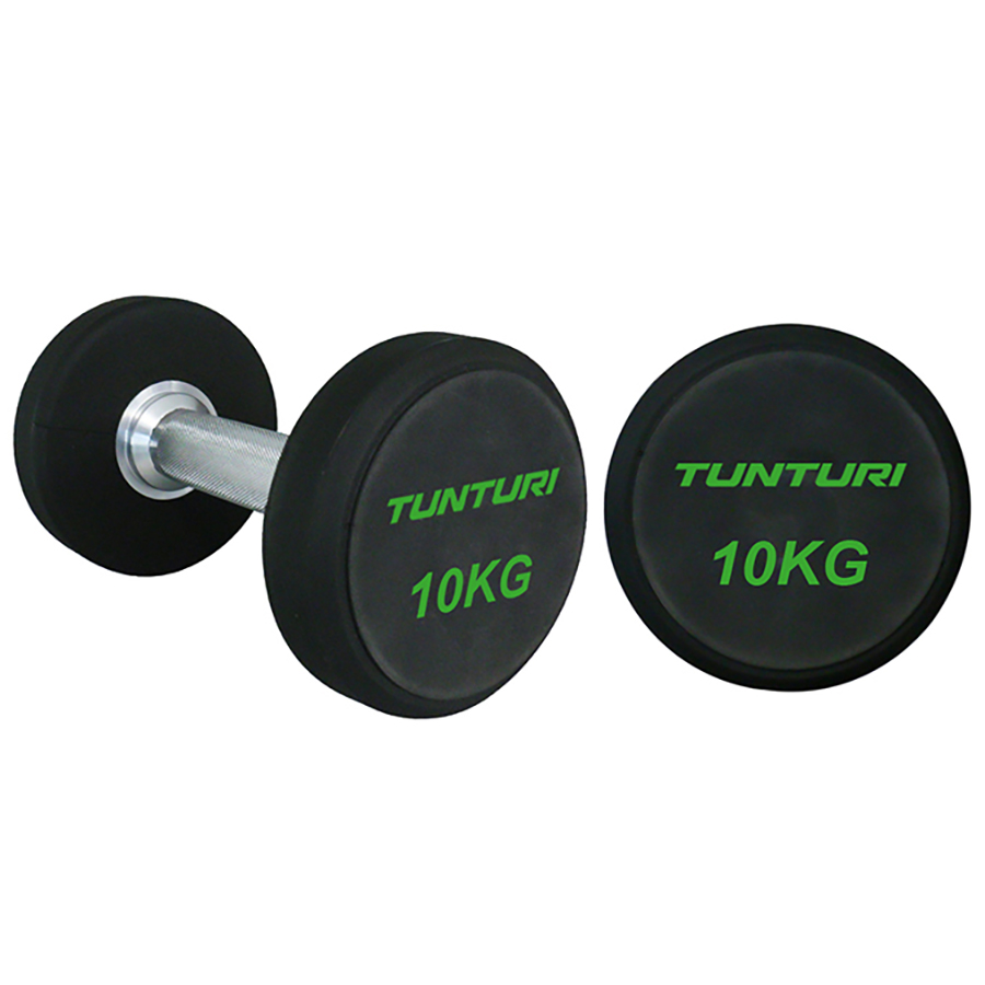 Tunturi PU Pro Dumbbell Set 34-42kg (5prs, 380kg)