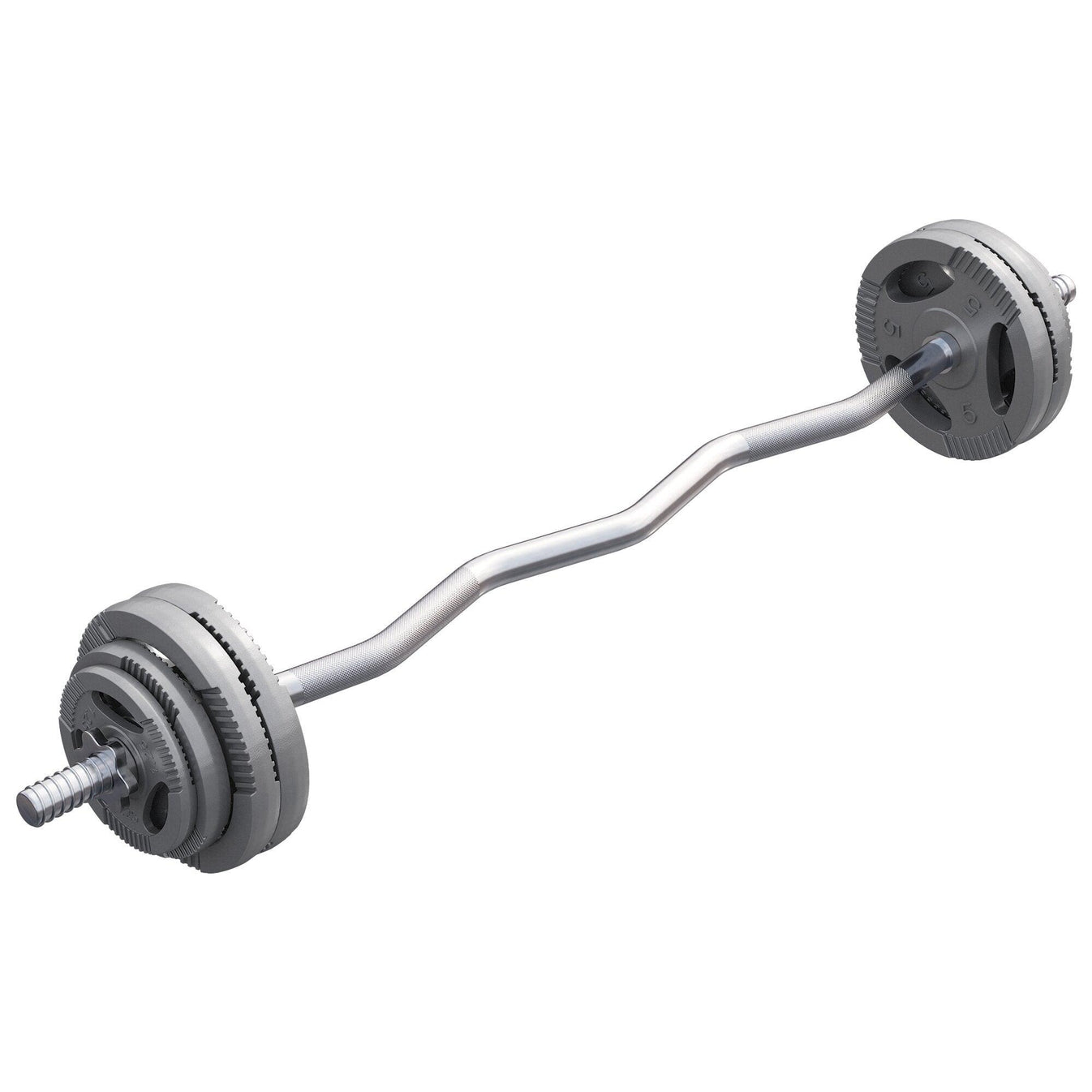 EZ Curlset 35 kg Gripper Gietijzer