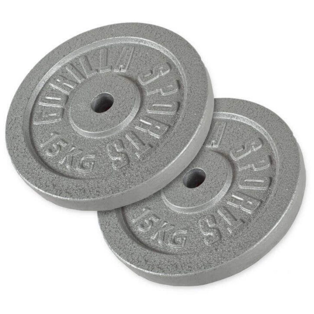 Voordeelbundel Halterschijven Gietijzer 2 x 15 kg