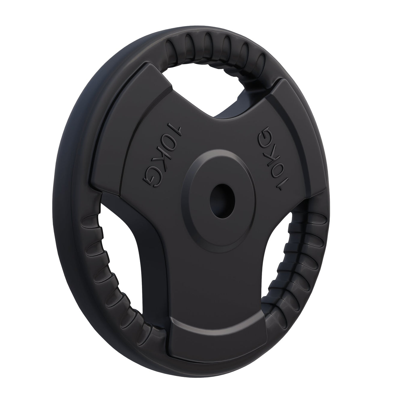 Halterschijf 10 kg Gripper Gietijzer Rubber Coating - 30/31 mm