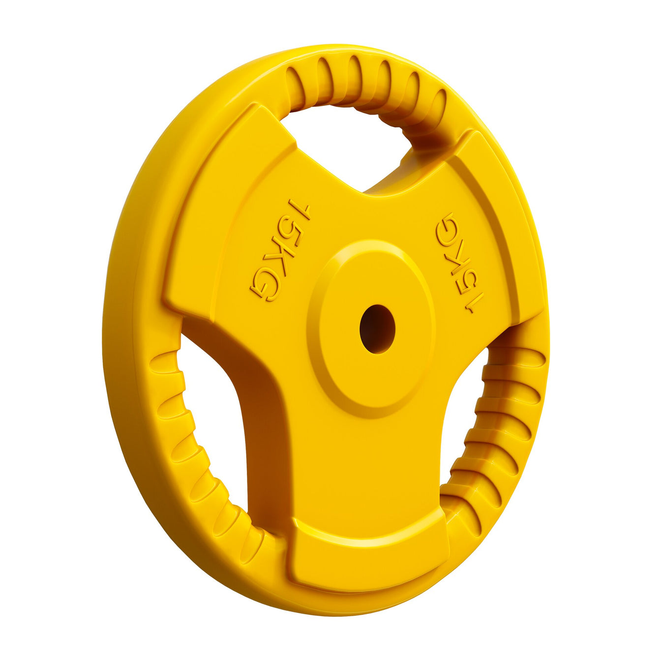 Halterschijf 15 kg Gripper Gietijzer Rubber Coating - 30/31 mm
