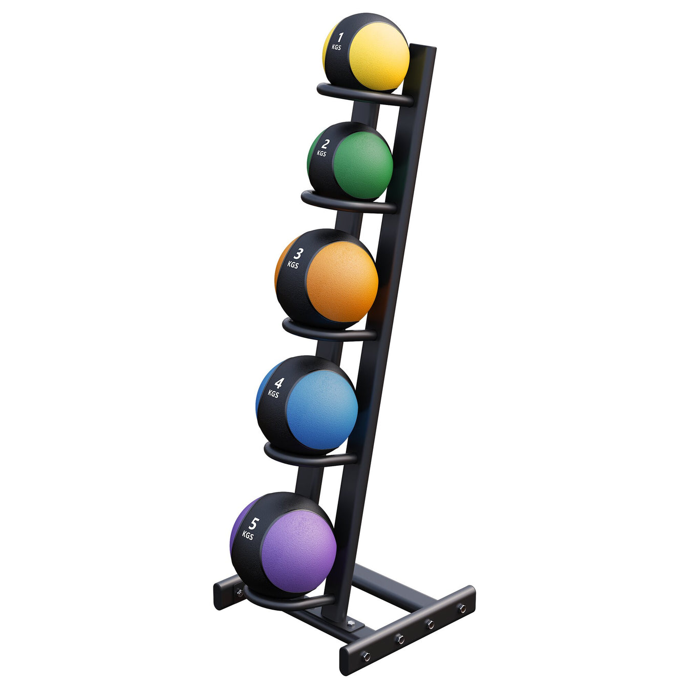 Medicine ball standaard met 5 medicine balls